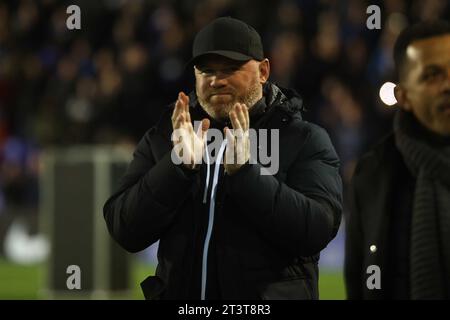 Birmingham, Großbritannien. Oktober 2023. St Andrews Stadium St Andrews Stadium Birmingham City Manager Wayne Rooney während des Sky Bet Championship Matches zwischen Birmingham City und Hull City im St Andrews Stadium (Andy Shaw/SPP) (Andy Shaw/SPP) Credit: SPP Sport Press Photo. /Alamy Live News Stockfoto