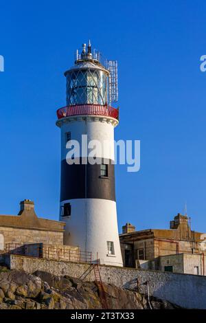 East Maidens Lighthouse, Larne, County Antrim, Nordirland, Vereinigtes Königreich Stockfoto