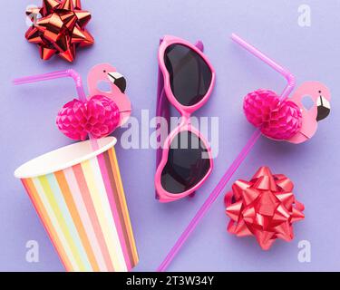 Party Stillleben Set Stockfoto