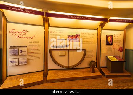 Lewis und Clark interpretieren im Harpers Ferry National Historic Park, West Virginia, USA Stockfoto