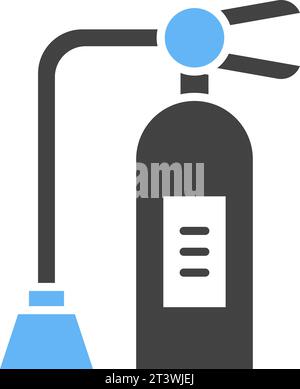 Vektorbild des Feuerlöscher-Symbols. Stock Vektor