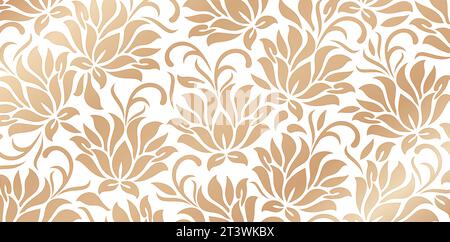 Vektor-Illustration nahtlos Muster mit Blumen Pfingstrose Hintergründe für Siebdruck, Papier Handwerk druckbare Designs, Hochzeit Einladung Abdeckungen Stock Vektor