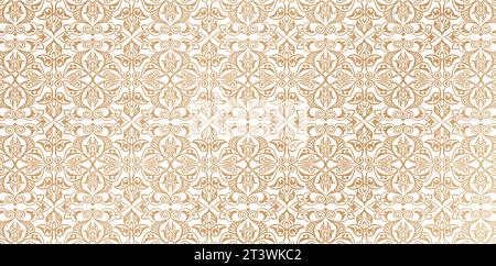 Vektor-Illustration nahtlose Damasttapete Muster Vintage Element Hintergrund für Siebdruck, Papierhandwerk druckbares Design, Hochzeitseinladung Stock Vektor
