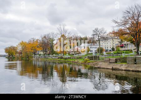 Die Chautauqua Institution in Upstate New York Stockfoto