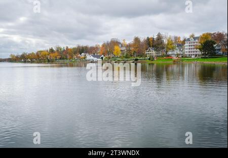 Die Chautauqua Institution in Upstate New York Stockfoto