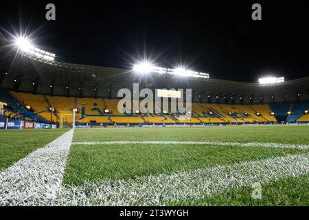 Allgemeine Ansicht des King Saud University Stadions, aus Sponsoringgründen auch als Al-Awwal Park bekannt, vor dem Spiel Al Nassr (KSA) gegen Al Duhail SC (QAT) am 3. Tag der AFC Champions League 2023-24 Gruppe E am 24. Oktober 2023 in Riad, Saudi-Arabien. Foto von Victor Fraile / Power Sport Images Stockfoto