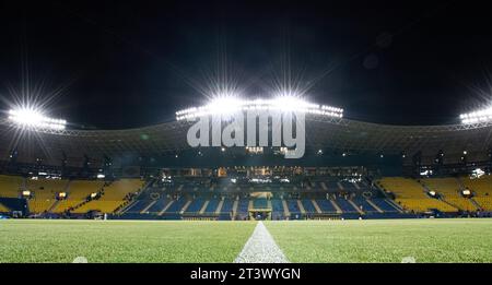 Allgemeine Ansicht des King Saud University Stadions, aus Sponsoringgründen auch als Al-Awwal Park bekannt, vor dem Spiel Al Nassr (KSA) gegen Al Duhail SC (QAT) am 3. Tag der AFC Champions League 2023-24 Gruppe E am 24. Oktober 2023 in Riad, Saudi-Arabien. Foto von Victor Fraile / Power Sport Images Stockfoto