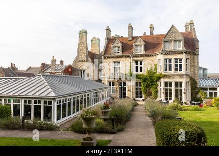 Purbeck House Hotel in Swanage, einer Küstenstadt an der Küste von Dorset, England, Großbritannien, 2023 Stockfoto