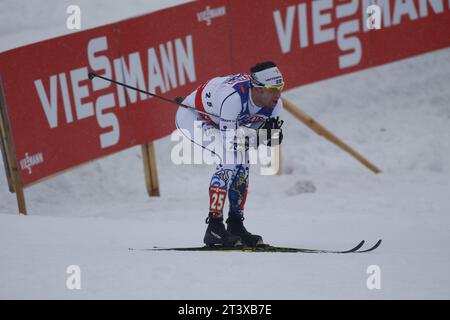 Viessmann Werbebanden FIS NORDISCHE SKI-WELTMEISTERSCHAFT 2015 in Falun, Schweden am 01.03.2015 Stockfoto