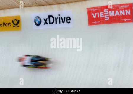 Viessmann Rodel Welt Cup Teamstaffel in Königssee, Deutschland am 04.01.2015 Stockfoto