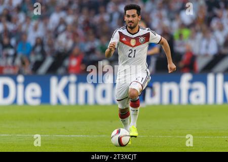 İlkay Guendogan (21) Aktion Deutschland - USA 1:2 Fussball Laenderspiel in Köln, Deutschland am 10.06.2015 Stockfoto