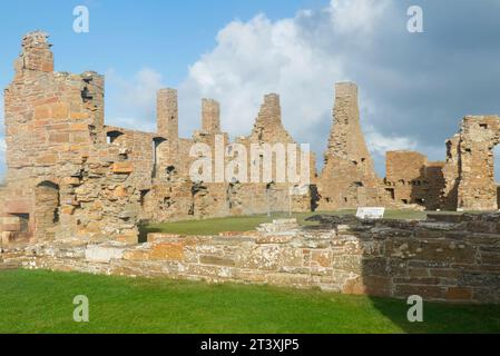 Earl's Palace, Orkney Birsay, Stockfoto