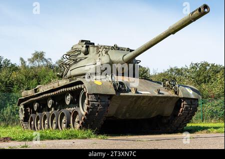 Der mittelgroße M46 Patton-Tank mit einer 90-mm-Kanone. Stockfoto