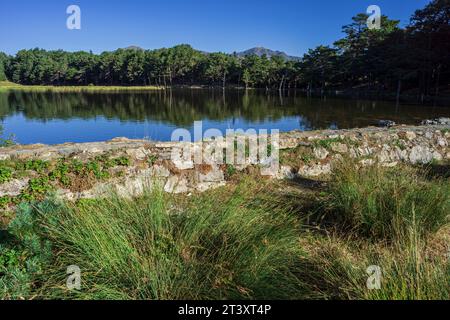 Bassa d'Oles, Montcorbison, Aran-Tal, Provinz Lérida, Spanien. Stockfoto