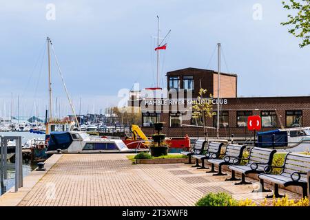 Hamble-le-Rice Promenade. Hamble-le-Rice, Eastleigh, Hampshire, England, Vereinigtes Königreich, Europa Stockfoto