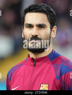 Barcelona, Spanien. Oktober 2023. Während des Spiels der UEFA Champions League spielte Gruppe H zwischen dem FC Barcelona und dem FC Shakhtar Donestz am 25. Oktober 2023 im Lluis Companys Stadium in Barcelona. (Foto: Alex Carreras/Imago) Credit: PRESSINPHOTO SPORTS AGENCY/Alamy Live News Stockfoto