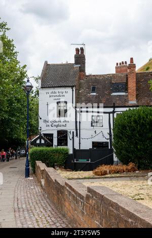 YE Olde Trip nach Jerusalem, Nottingham Stockfoto