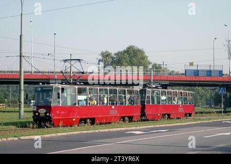 Schlesisches Interurban-Straßenbahnsystem, Polen, Tramwaje Konurbacji Stockfoto