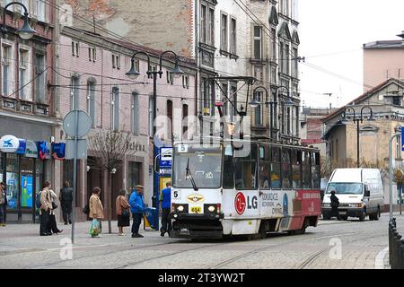 Schlesisches Interurban-Straßenbahnsystem, Polen, Tramwaje Konurbacji Stockfoto