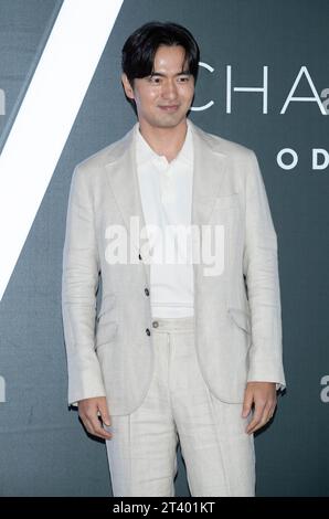 Seoul, Südkorea. Oktober 2023. Der südkoreanische Schauspieler Lee Jin-wook nimmt am 27. Oktober 2023 an einem Fotobesuch für die Amorepacific Men's Skin Care Odyssey Chapter V in Seoul Teil. (Foto: Lee Young-HO/SIPA USA) Credit: SIPA USA/Alamy Live News Stockfoto