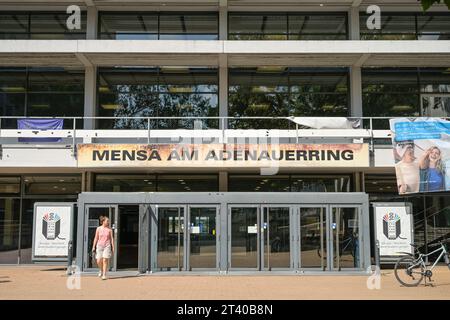 Mensa am Adenauerring, Karlsruher Institut für Technologie KIT, Campus Süd, Karlsruhe, Baden-Württemberg, Deutschland Stockfoto