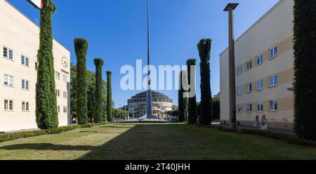 Polen, Breslau, auf dem Foto Blick auf die Jahrhunderthalle *** 10 09 2023, Poland. September 2023. Breslau, auf der Fotoansicht der Century Hall Credit: Imago/Alamy Live News Stockfoto