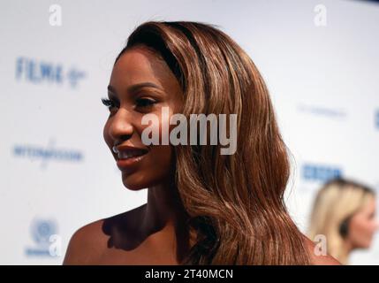 Toni Tone nimmt an den British Independent Film Awards 2019 im Londoner Old Billingsgate Teil. Stockfoto