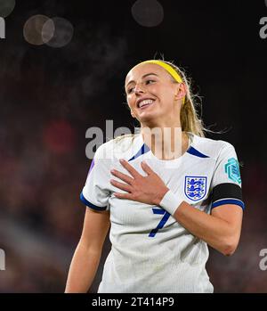 King Power Stadium, Leicester, Großbritannien. Oktober 2023. Womens Nations League International Football, England gegen Belgien; Chloe Kelly of England Credit: Action Plus Sports/Alamy Live News Stockfoto