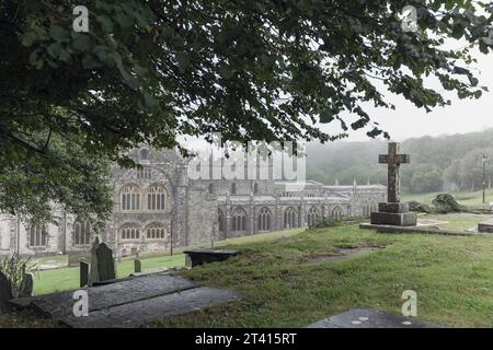 St Davids Cathedral, Pembrokeshire, Südwest-Wales Stockfoto