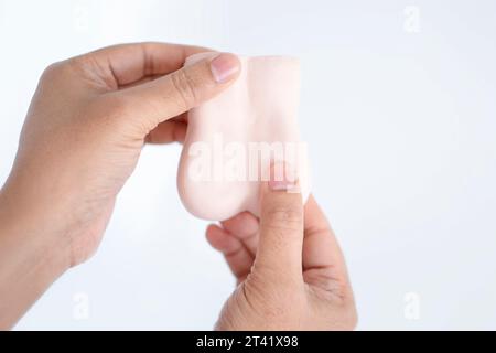 Hodenselbstuntersuchungsmodell Stockfoto