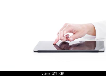 Arzt mit digitalen Tablet Stockfoto