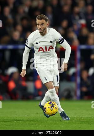 London, Großbritannien. Oktober 2023. James Maddison aus Tottenham während des Premier League-Spiels im Selhurst Park, London. Der Bildnachweis sollte lauten: David Klein/Sportimage Credit: Sportimage Ltd/Alamy Live News Stockfoto