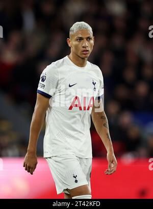 London, Großbritannien. Oktober 2023. Richarlison of Tottenham während des Premier League-Spiels im Selhurst Park, London. Der Bildnachweis sollte lauten: David Klein/Sportimage Credit: Sportimage Ltd/Alamy Live News Stockfoto