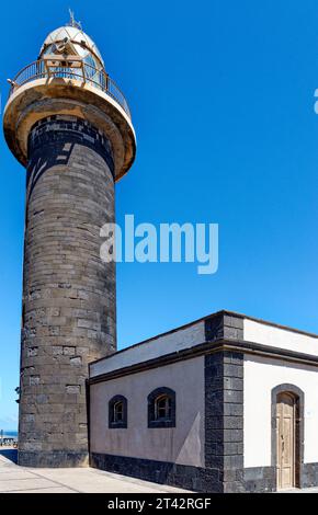 Punta Jandia Leuchtturm (Faro de la Lola) - Fuerteventura, Kanarische Inseln, Spanien, Atlantik, Europa. 21.09.2023 Stockfoto