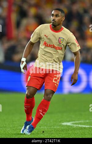 Wesley sagte (22) von RC-Objektiven, die während des Spiels der UEFA Champions League 3 in der Gruppe B in der Saison 2023-2024 zwischen Racing Club de Lens und PSV Eindhoven am 24. Oktober 2023 in Lens, Frankreich, gezeigt wurden. (Foto von David Catry / sportpix ) Stockfoto