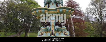 The Ross Fountain in Princes Street Gardens, Edinburgh City, Schottland, Großbritannien Stockfoto