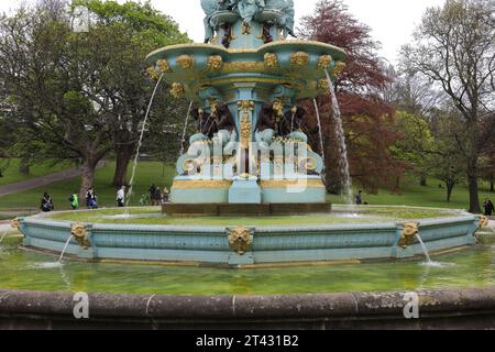 The Ross Fountain in Princes Street Gardens, Edinburgh City, Schottland, Großbritannien Stockfoto