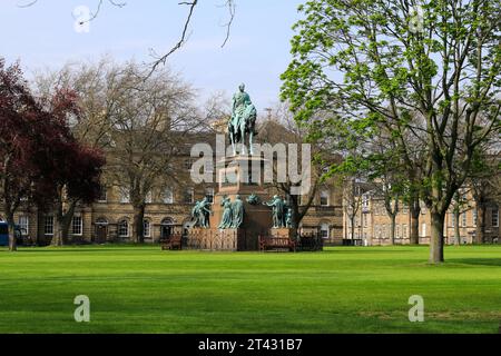 Das Albert Memorial, Charlotte Square Gardens, Edinburgh City, Schottland, Großbritannien Stockfoto