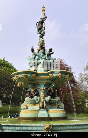 The Ross Fountain in Princes Street Gardens, Edinburgh City, Schottland, Großbritannien Stockfoto