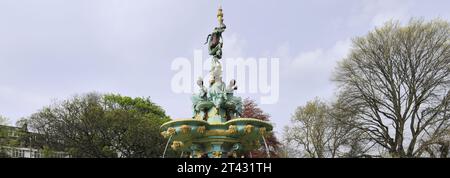 The Ross Fountain in Princes Street Gardens, Edinburgh City, Schottland, Großbritannien Stockfoto