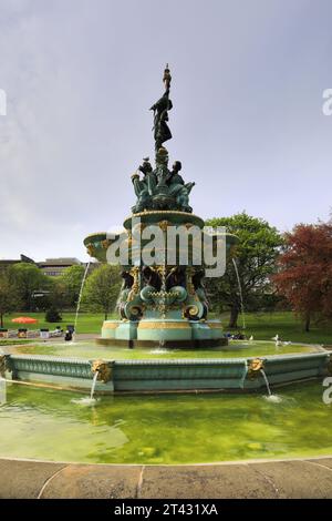 The Ross Fountain in Princes Street Gardens, Edinburgh City, Schottland, Großbritannien Stockfoto