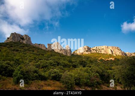 Auf dem Weg zur Sainte Baume in Gemenos Bouches-du-Rhône Provence-Alpes-Côte-d'Azur Frankreich Stockfoto