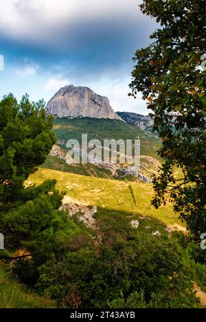 Auf dem Weg zur Sainte Baume in Gemenos Bouches-du-Rhône Provence-Alpes-Côte-d'Azur Frankreich Stockfoto