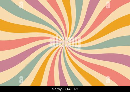 Retro groovige Pastellwellige Sonnenbrille Hi res Hintergrund Stockfoto