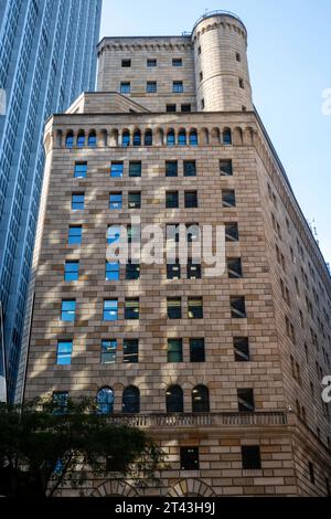 Federal Reserve Bank in Lower Manhattan, New York City, USA Stockfoto