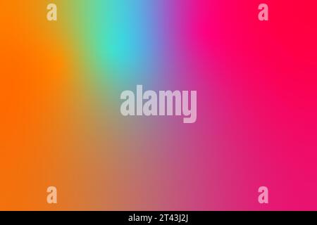 Rainbow Smooth Unschärfe Fusion hochauflösender Verlaufshintergrund Stockfoto