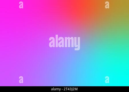Rainbow Smooth Unschärfe Fusion hochauflösender Verlaufshintergrund Stockfoto