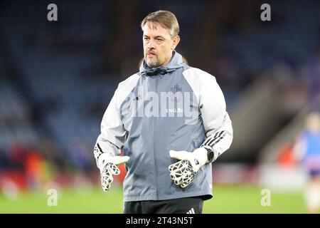 Leicester, Großbritannien. 27. Oktober 2023. Jan Van Steenberghe beim Spiel der UEFA Women's Nations League zwischen England und Belgien bei der King Power Stockfoto