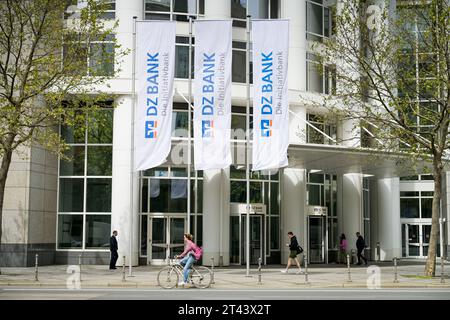 DZ Bank, Mainzer Landstraße, Platz der Republik, Frankfurt, Hessen, Deutschland Stockfoto