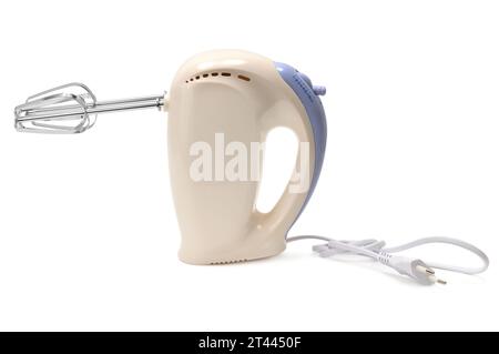 Mischer auf weißem Hintergrund isoliert Stockfoto
